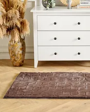 Faux Fur Rug THATTA Brown 80 x 150 cm_866652