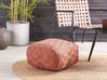 Pouffe BODLA Synthetic Material Light Red