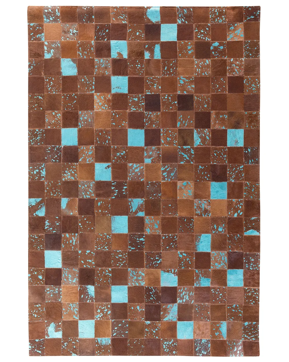 Rug ALIAGA Brown 140 x 200 cm Leather_641411