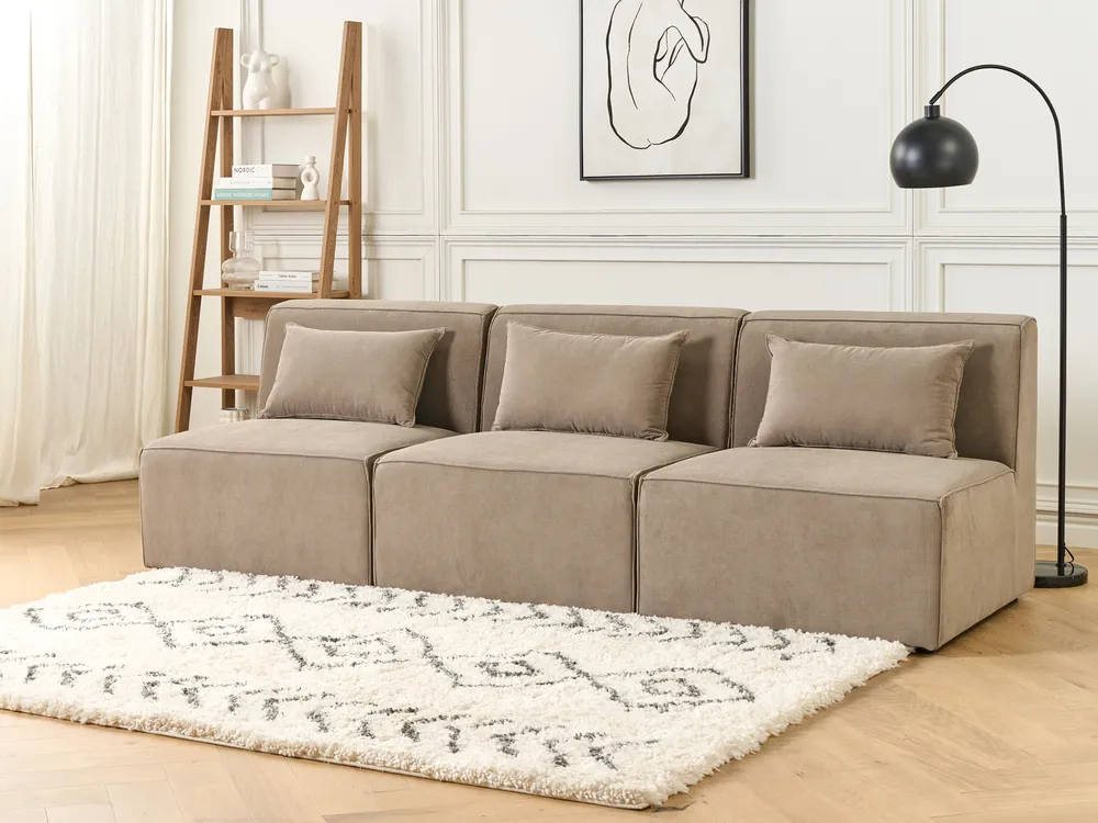 1-Seat Section LEMVIG Corduroy Taupe_876494