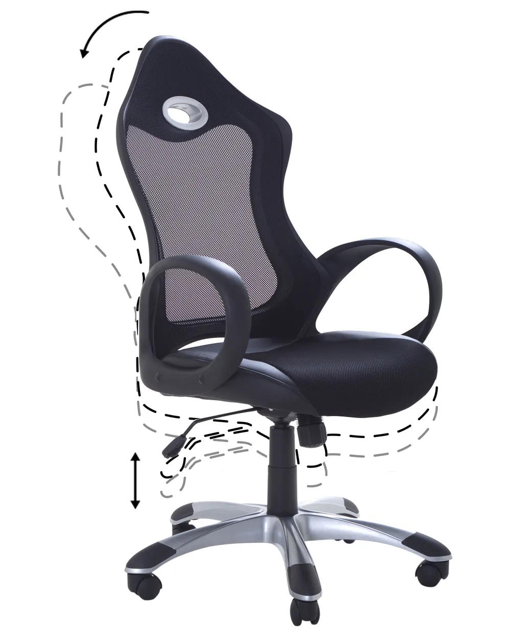 Office Chair iCHAIR Black/ White_754974