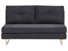 Bäddsoffa 3-sits JERSLEV Svart