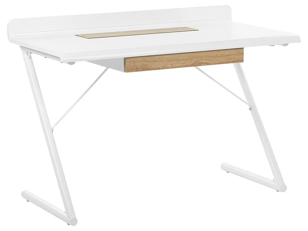 Home Office Desk FOCUS 120 cm 60 cm with Drawers White