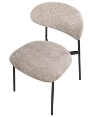 Ruokatuolisetti 2 kpl COWLEY Chenille Ruskeanharmaa_1040064