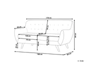 Soffa 3-sits BODO Sammet Marinblå_772111