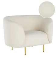 Armchair LOEN Boucle White_830987
