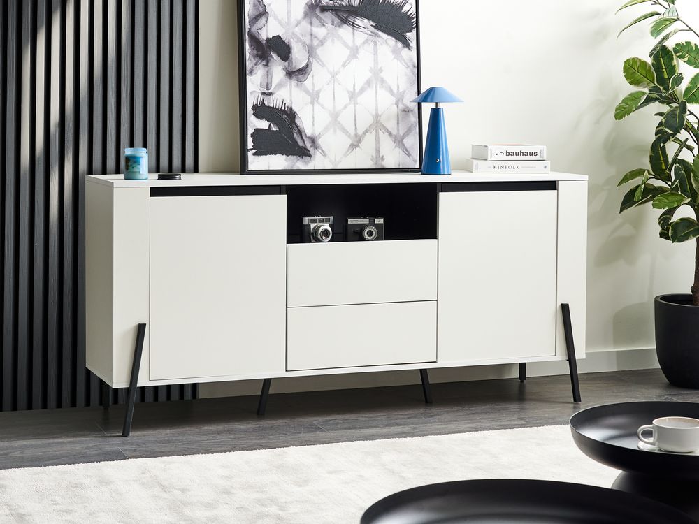 2 Door Sideboard BLACKPOOL White