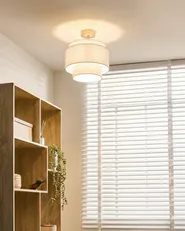 Pendant Lamp LUKAGO Linen Off-White_1053749