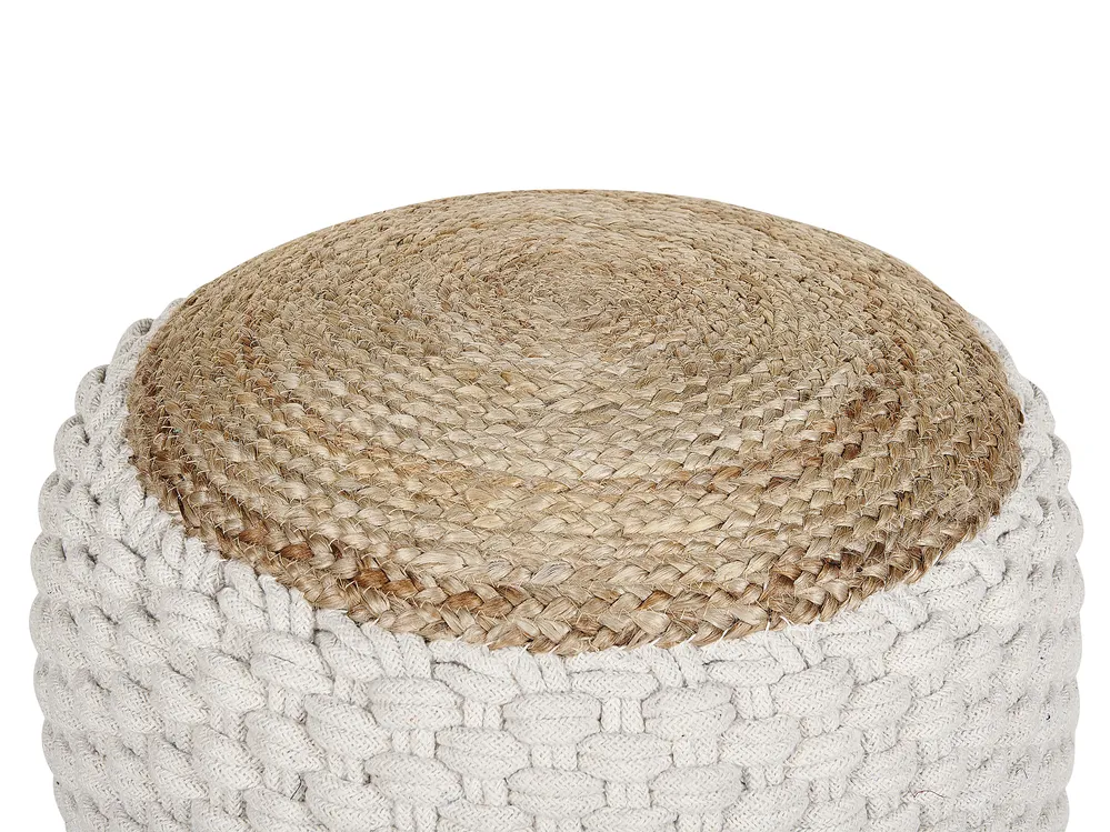 Pouffe AIZA Cotton White_886784