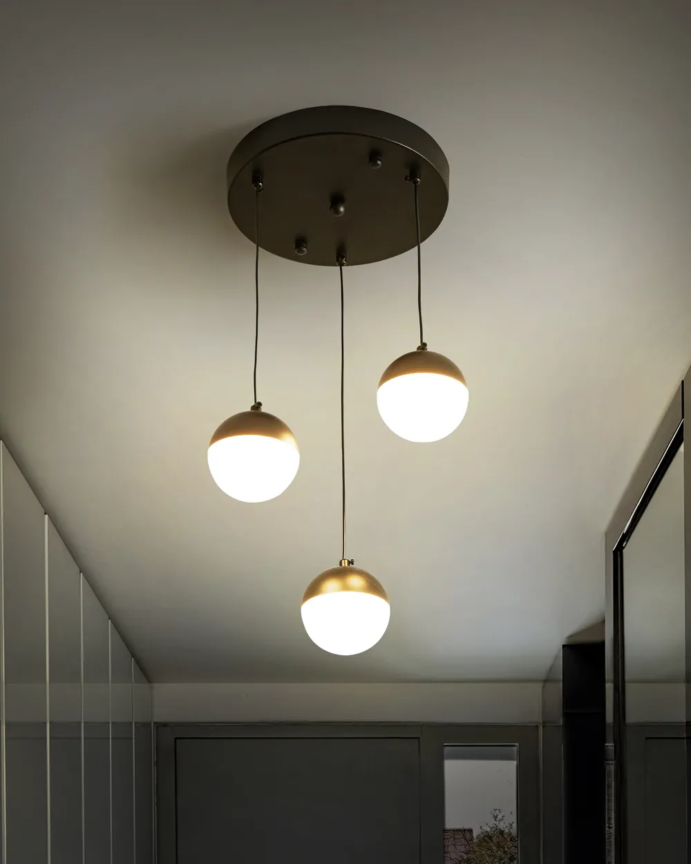 LED Pendant Lamp ANKOBRA Metal Black