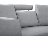 Curved Sofa 7 Seater ROTUNDE Fabric Light Grey_709296