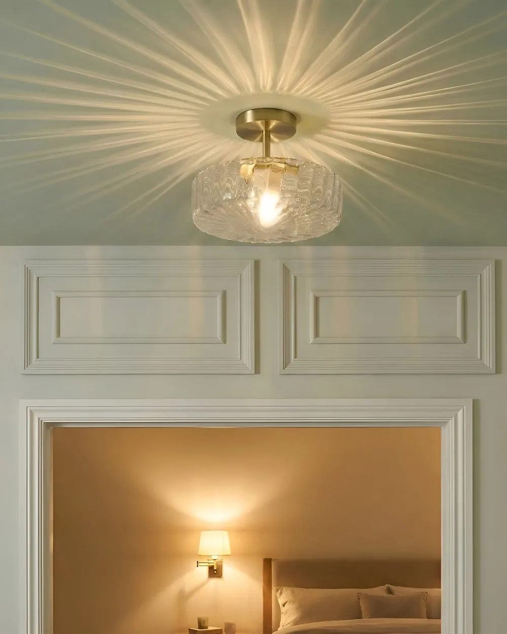 Ceiling Lamp SIEPRE Glass Transparent