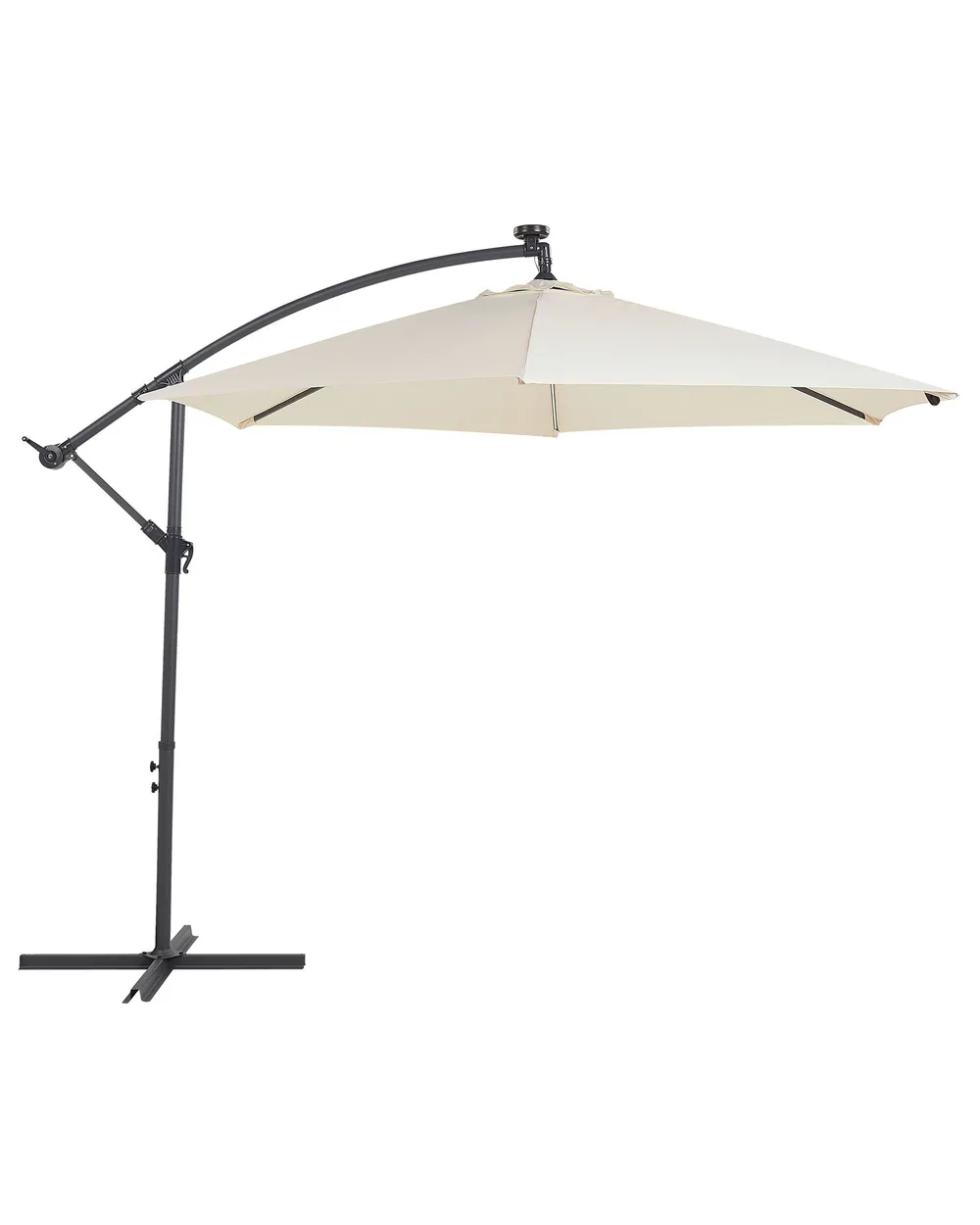 Cantilever Parasol LED 285 cm CORVAL Beige