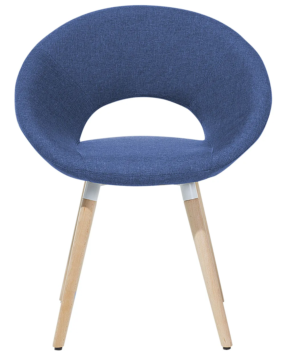 Set of 2 Dining Chairs ROSLYN Navy Blue_696318