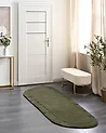 Matto BERANI Tummanvihreä 80 x 250 cm Viskoosi