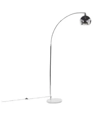 Floor Lamp PAROO Metal Silver_876930