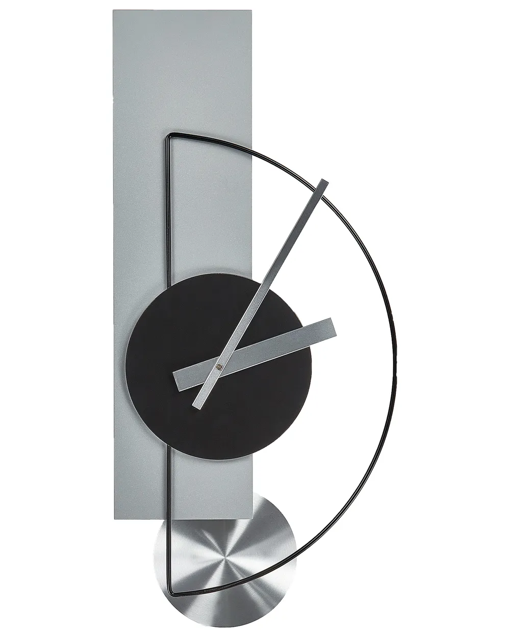 Wall Clock CEVINS 31 cm Metal Light Grey