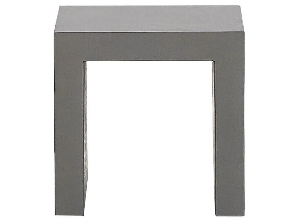 Garden Dining Set with Stools 6 Seater TARANTO Concrete Grey_775831