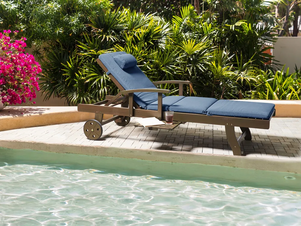 Sun Lounger Pad Cushion TOSCANA/JAVA/AMANTEA PREMIUM 189 x 58 cm Blue_1070406