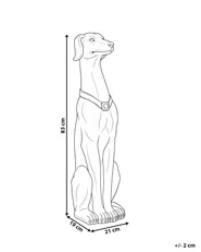 Garden Statue CHART Dog Graphite Grey_1151770
