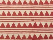 Set med 2 prydnadskuddar DEGLUPTA 45 x 45 cm Bomull Röd Chevrontryck_839354