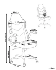 Office Chair TRIUMPHER Faux Leather Black_994743