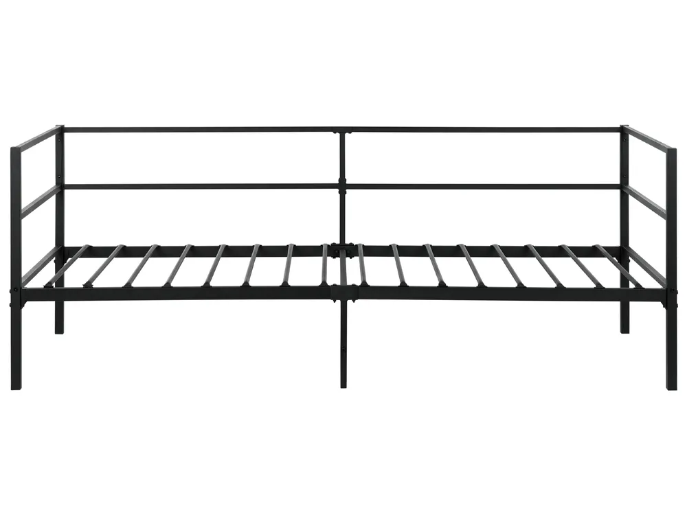Bed Metal BATTUT 90 x 200 cm (EU Single) Black_894120