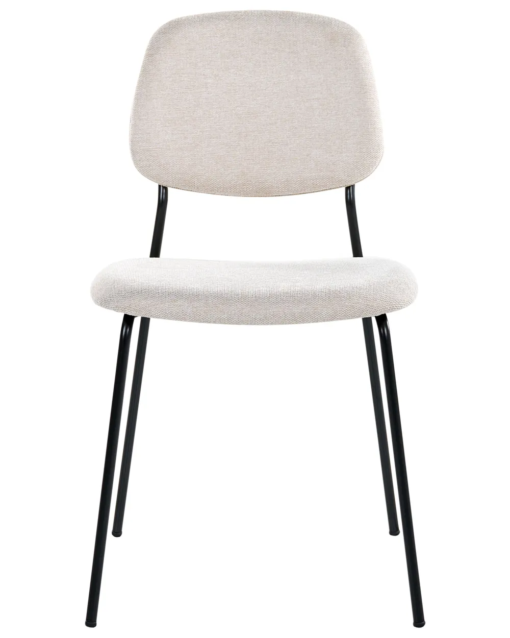 Set med 4 matstolar RILEY Ljusbeige_1042180