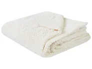 Bedspread SURMI Faux Fur 200 x 220 cm Off-White_917658