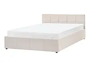 Seng med oppbevaring LAURESSES Lys beige 120 x 200 cm_1150424