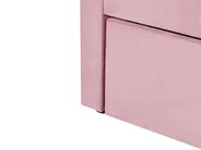 Trundle Bed Corduroy MIMIZAN 90 x 200 cm (EU Single) Pink_960493