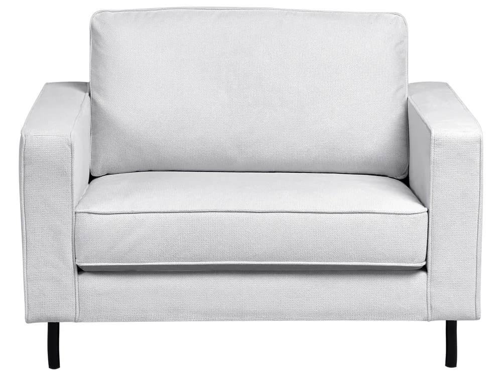 Living Room Set 4 Seater SAVALEN Fabric Light Grey_998177