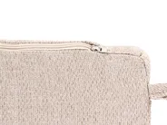 Garden Bench with Cushion SOVANA 160 cm with Storage Acacia Wood Beige_1109813