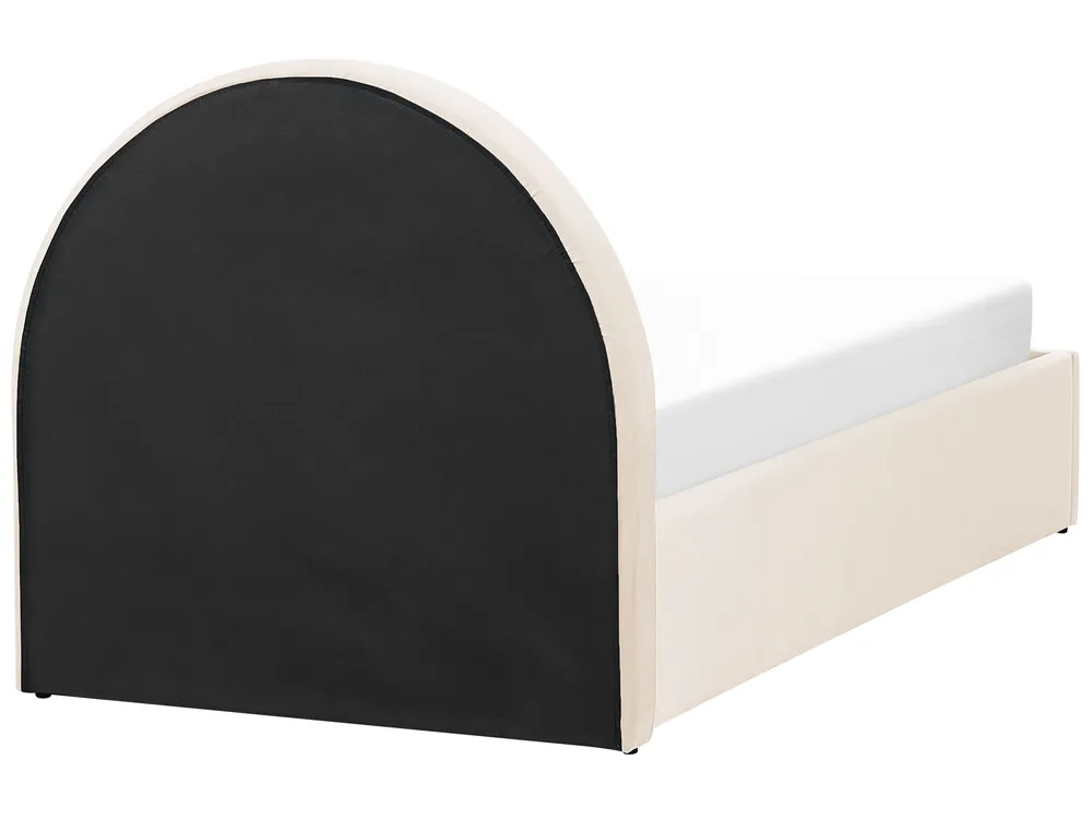 Lastensänky säilytystilalla ANET Sametti Beige 90 x 200 cm_876951