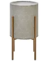 Elevated Plant Pot AUBRIETA 31 cm Metal Grey