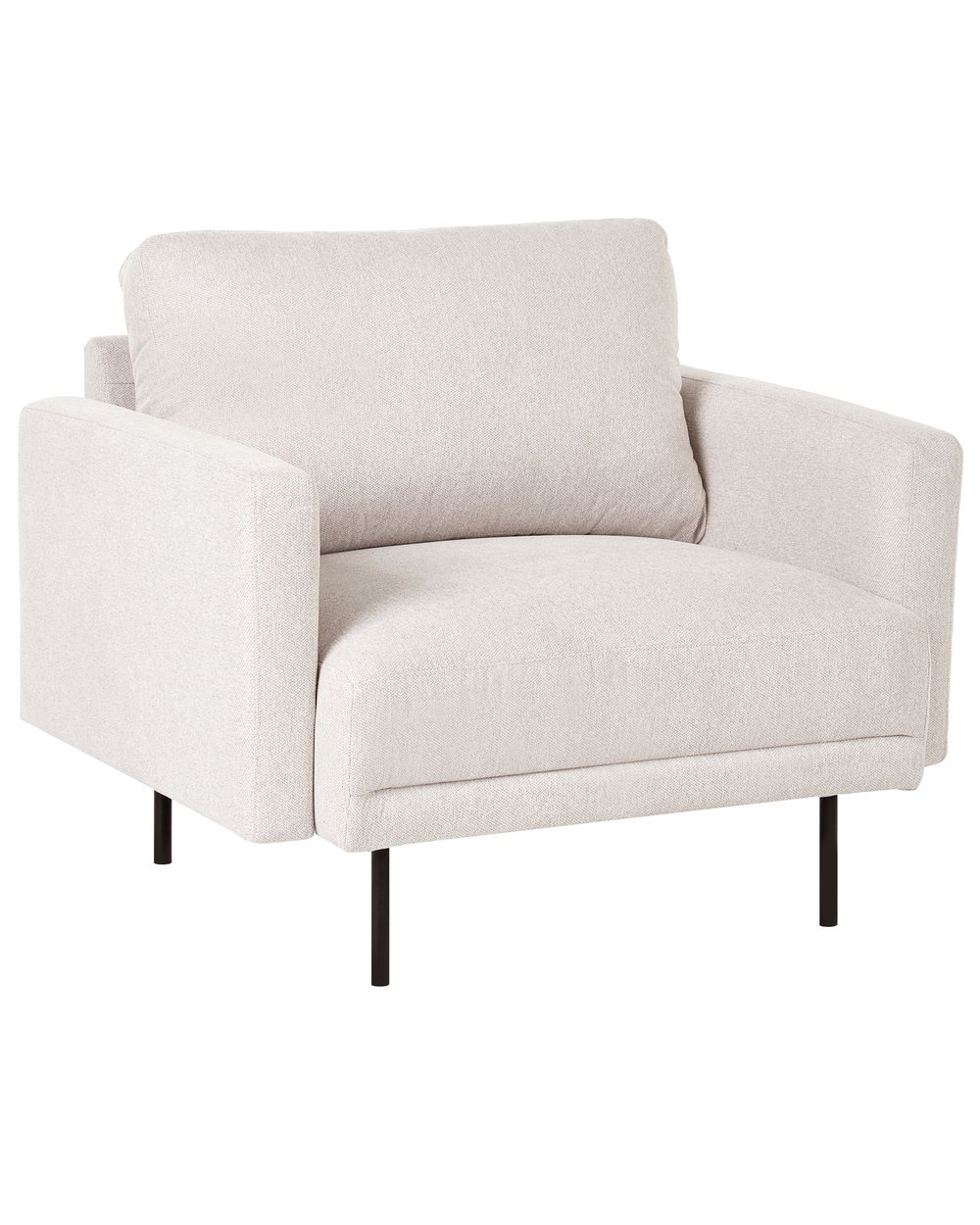 Armchair BREDA Fabric Light Beige