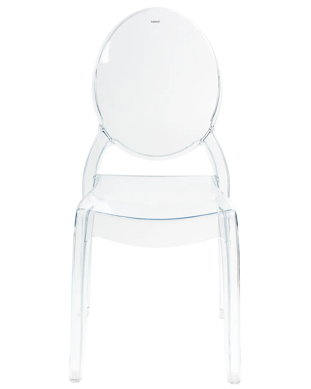 Set of 2 Dining Chairs RULISON Transparent_1077783