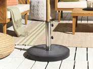 Aurinkovarjon jalka CEGGIA Pyöreä Musta 25 kg_843592