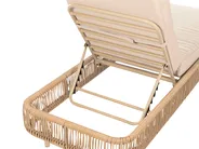Solseng med pute OSINI PE-rotting Beige_863908