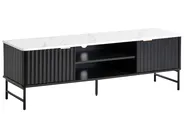 TV Stand GLASTONBURY Marble/ Black_972576