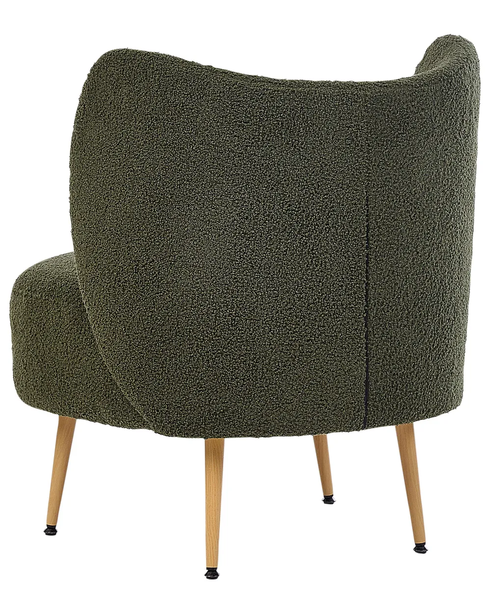 Fåtölj OTSBY II med kudde Bouclé Mörkgrön_942068
