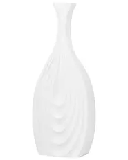 Decorative Vase THAPSUS 39 cm Ceramic White_734296