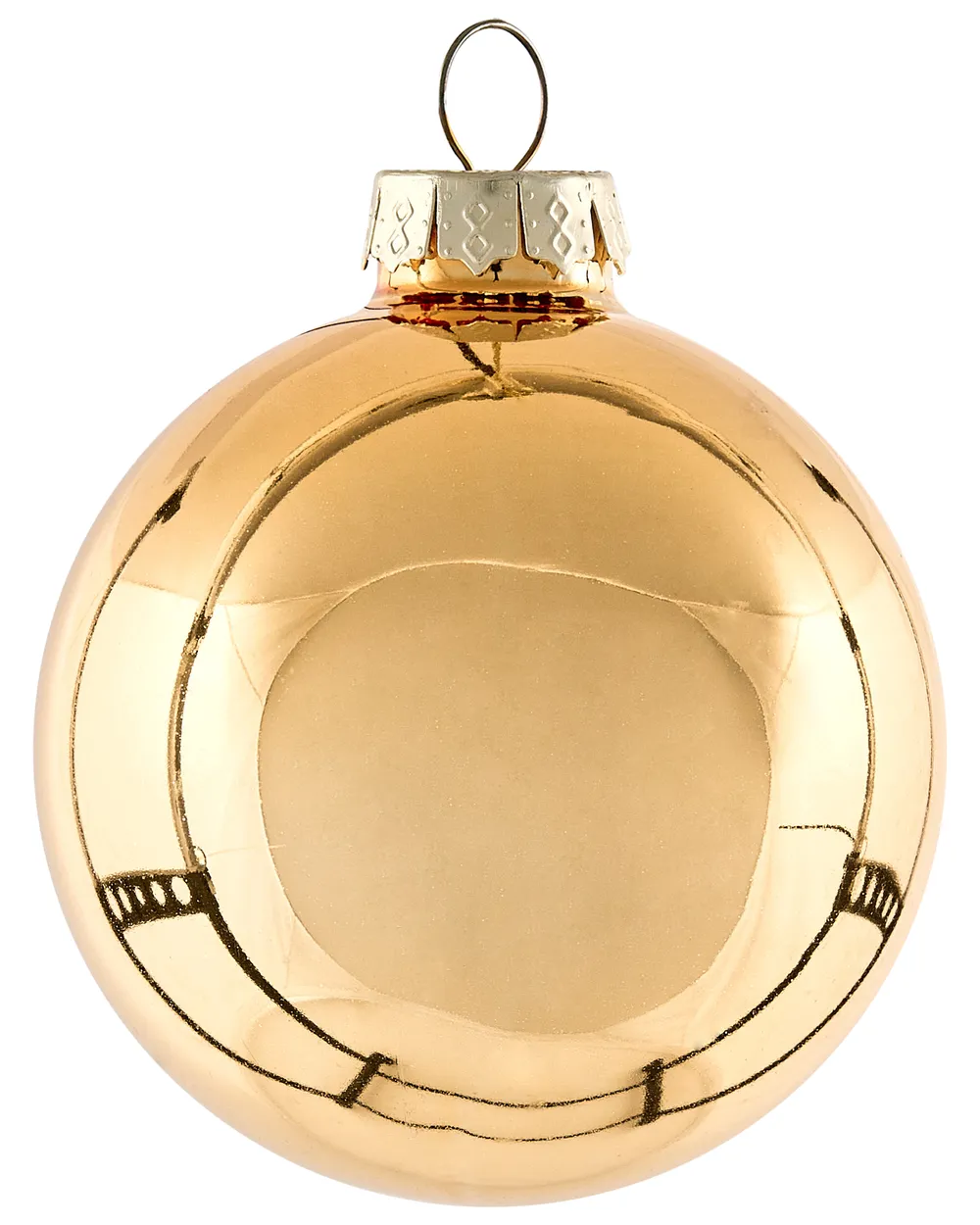 Set of 35 Baubles BLING Glass Gold_1028329