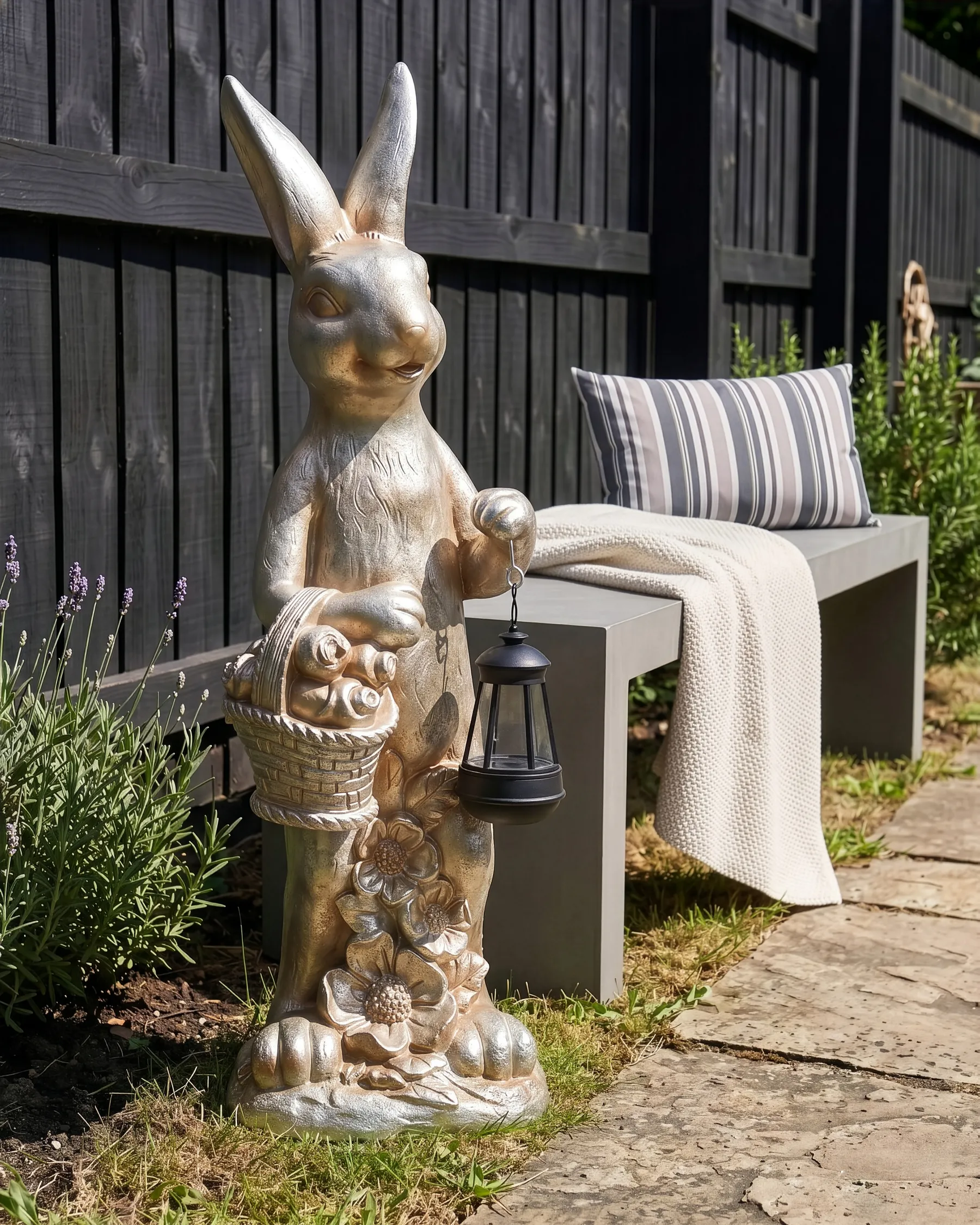 Garden Figurine OTTERUP Rabbit Gold_1072957