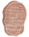 Rug DERA Brown 160 x 230 cm Viscose