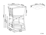 Bassinet Rotting LAGRASSE 50 x 70 cm Naturlig_885491