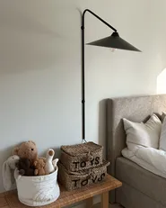 Wall Lamp NENTON Metal Black_1056990