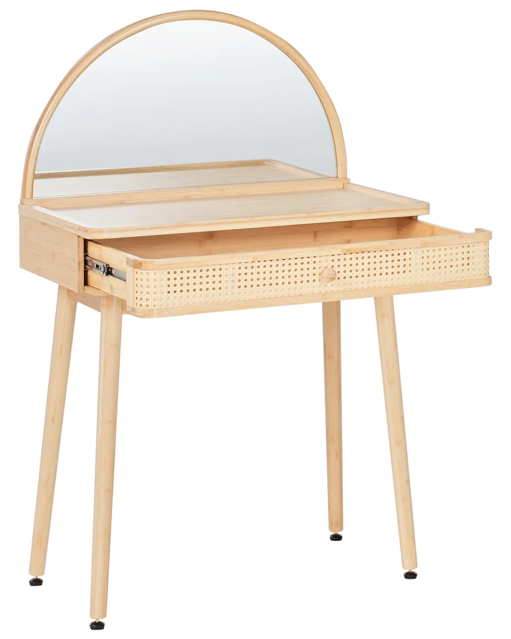 Dressing Table with Mirror RANCHERIA Light Brown_1003767