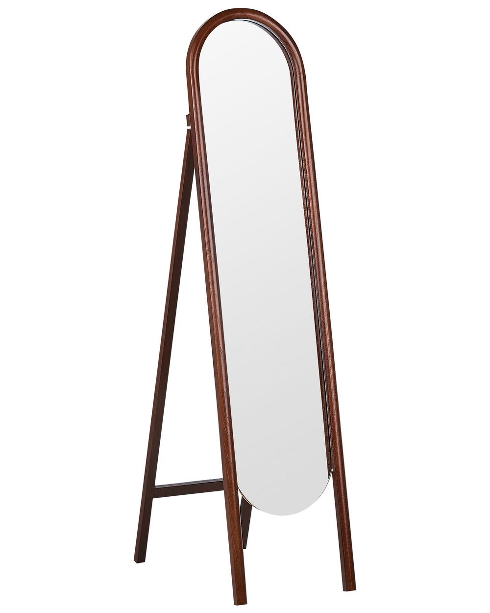 Golvspegel CHELLES 150 cm Kejsarträ Mörkbrun