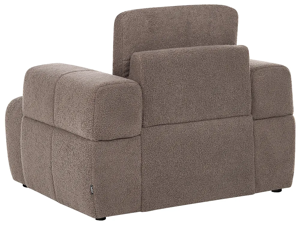 Sofagruppe 5-seters NARILLA Bouclé Gråbrun_1165074
